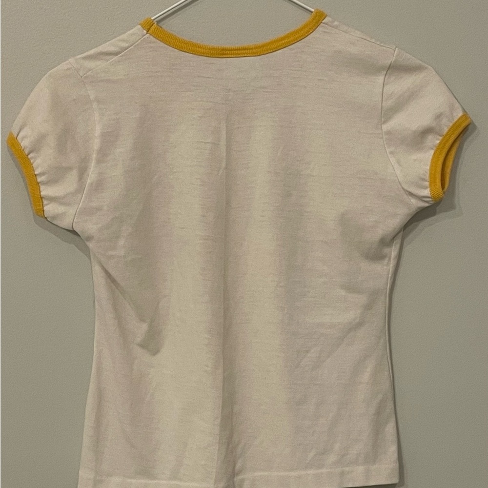 Kids White and Yellow Steelers Short Sleeve Tee - Picture 3 of 6